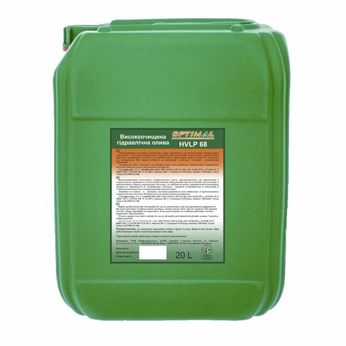 Huile hydraulique - HVLP -68 - Optimal Oil - pour l'industrie / pour chantier de construction / pour applications agricoles