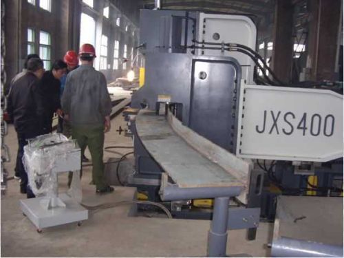 Cintreuse motorisée - JXS series - Hubei Tri-Ring Metal-Forming Equipment Co., Ltd. - pour profilés plats / de barres / horizontale