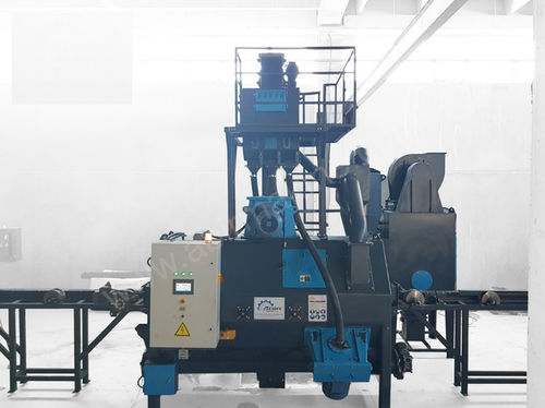 Grenailleuse à turbine - KM series - ABİR MAKİNE A.Ş. - pour fils / pour nettoyage de surface / continue