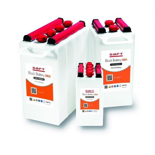 Batterie Ni-Cd - SB series  - SAFT - de bloc / industrielle / pour applications médicales