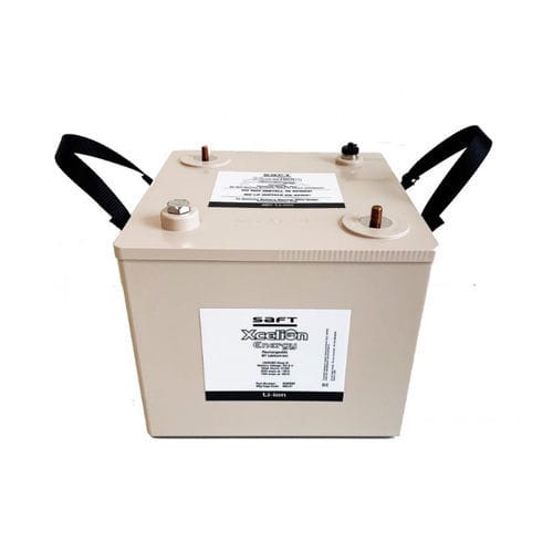 Pile rechargeable lithium fer phosphate - Xcelion® 56V-E - SAFT - de bloc / sans entretien / haute performance