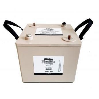 Pile rechargeable lithium fer phosphate - Xcelion® 56V-P - SAFT - de bloc / sans entretien / haute puissance