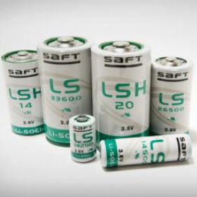 Batterie lithium-chlorure de thionyle - LS series - SAFT - type AA / type D / type C