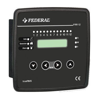Relais de contrôle de facteur de puissance - FRR series - Federal Elektrik - à montage sur panneau / numérique / programmable