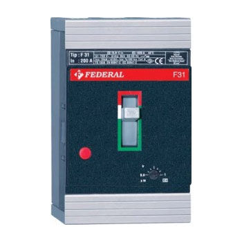 Disjoncteur magnéto-thermique - F31 series - Federal Elektrik - 3 pôles / à boîtier moulé / fixe