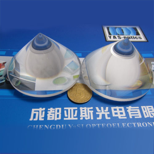 Lentille axicon - Sichuan Yasi Optics Co. Ltd - en verre / en silice fondue / pour laser