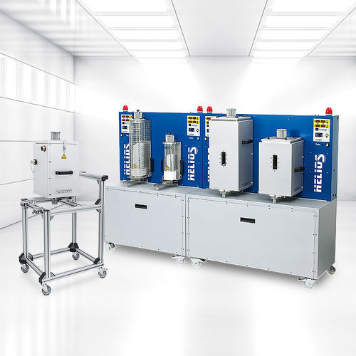 Sécheur à air sec - HELIO®MAT - HELIOS Gerätebau für Kunststofftechnik GmbH - batch / de laboratoire / pour granulés plastiques