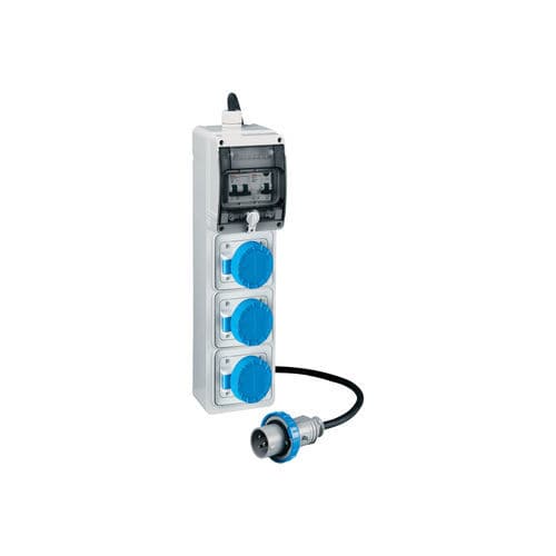 Coffret électrique équipé - 670030 - Palazzoli S.p.A. - modulaire / plastique / pour distribution électrique