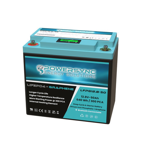 Batterie LiFePO4 - LFPG12.8-50 - POWERSYNC Energy Solutions - prismatique / 12 V / IEC