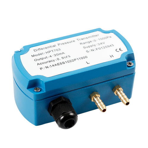 Transmetteur de pression différentielle - HPT703  - Holykell - 4-20 mA / boîtier de connexion / 24 Vcc