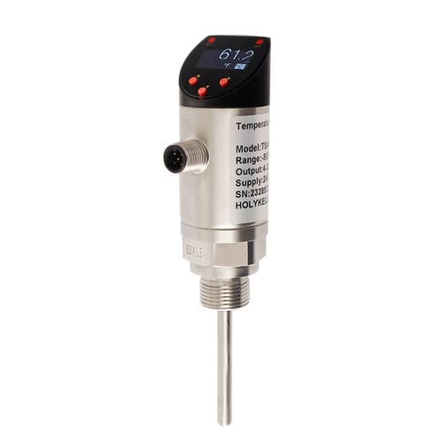 Interrupteur thermique électronique - TS401 - Holykell - réglable / connecteur M12 / fileté