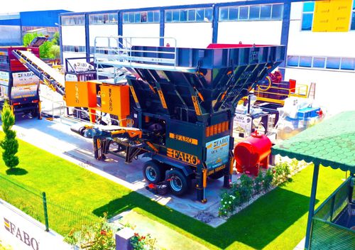 Concasseur à mâchoire - MJK-90 series - Fabo Crushing Screening & Concrete Plants - mobile