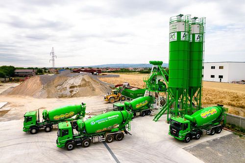 Centrale à béton stationnaire - COMPACT-110 - Fabo Crushing Screening & Concrete Plants - compacte / à godet
