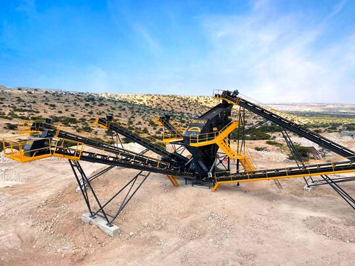 Groupe de concassage et de criblage stationnaire - AVA - Fabo Crushing Screening & Concrete Plants - primaire / pour pierres