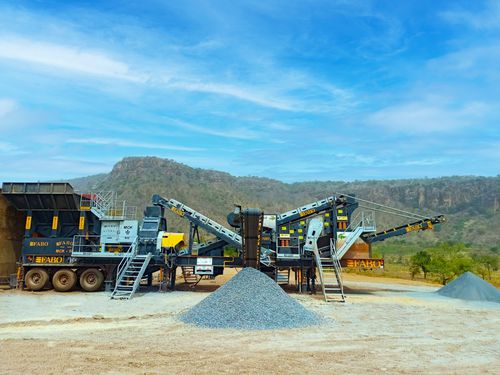 Groupe de concassage et de criblage à mâchoire - MCK-60 - Fabo Crushing Screening & Concrete Plants - mobile / primaire / pour le tertiaire