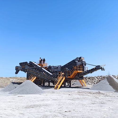 Groupe de concassage et de criblage à percussion - PRO 90 - Fabo Crushing Screening & Concrete Plants - mobile / pour pierre calcaire