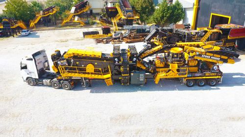 Groupe de concassage et de criblage vertical à percussion - MVSI 900 - Fabo Crushing Screening & Concrete Plants - mobile