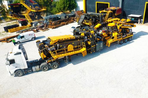 Groupe de concassage et de criblage vertical à percussion - MVSI-900 - Fabo Crushing Screening & Concrete Plants - mobile / pour production de sable