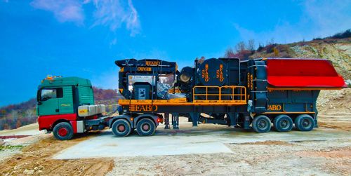 Groupe de concassage et de criblage à mâchoire - MJK-110 series - Fabo Crushing Screening & Concrete Plants - mobile / haute capacité / pour pierres