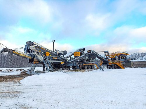 Groupe de concassage et de criblage à mâchoire - MCK-115 - Fabo Crushing Screening & Concrete Plants - mobile / haute capacité / pour pierre dure