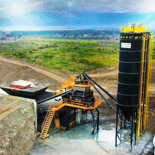 Centrale à béton mobile - TURBOMIX-100 - Fabo Crushing Screening & Concrete Plants - automatique