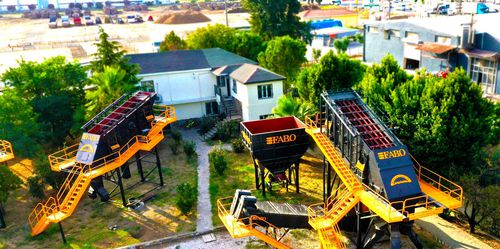 Crible vibrant - TE series - Fabo Crushing Screening & Concrete Plants - pour produits en vrac / incliné