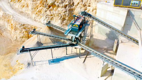 Crible vibrant - TE series - Fabo Crushing Screening & Concrete Plants - pour produits en vrac / incliné / forte charge