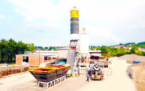 Centrale à béton stationnaire - Fabo Crushing Screening & Concrete Plants - compacte