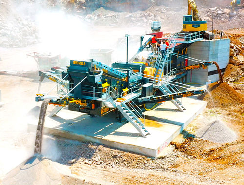 Groupe de concassage et de criblage à percussion - PRO-150 - Fabo Crushing Screening & Concrete Plants - mobile / primaire / haute capacité