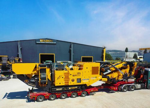 Groupe de concassage et de criblage à percussion - FTI-110s - Fabo Crushing Screening & Concrete Plants - mobile / compact / sur chenilles