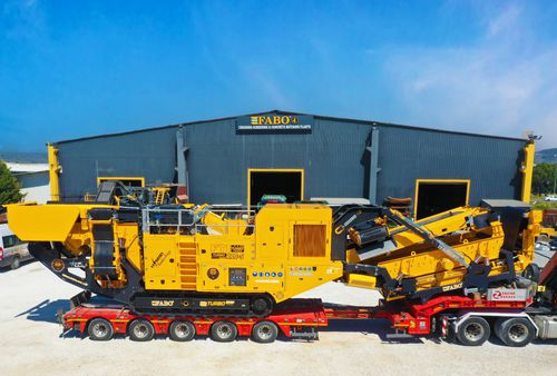 Groupe de concassage et de criblage à percussion - FTI-110s - Fabo Crushing Screening & Concrete Plants - mobile / compact / primaire