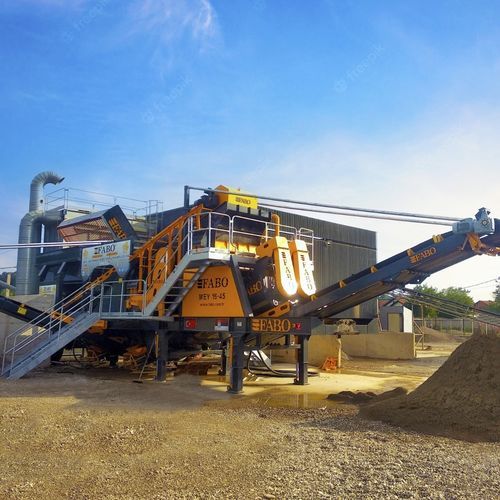 Groupe de concassage et de criblage mobile - MEY-1645 - Fabo Crushing Screening & Concrete Plants - pour production de sable