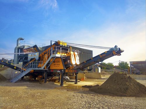 Crible laveur - MEY-1645 SAND - Fabo Crushing Screening & Concrete Plants - mobile / vibrant / pour produits en vrac