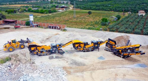 Concasseur à mâchoire - Fabo Crushing Screening & Concrete Plants - mobile / haute capacité / sur chenilles