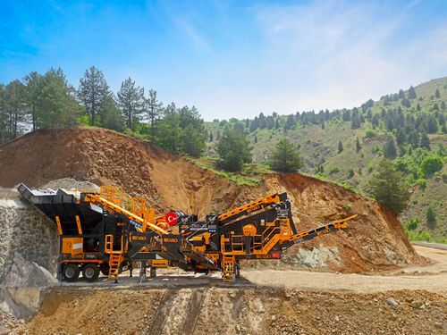 Groupe de concassage et de criblage à percussion - PRO 90 - Fabo Crushing Screening & Concrete Plants - mobile