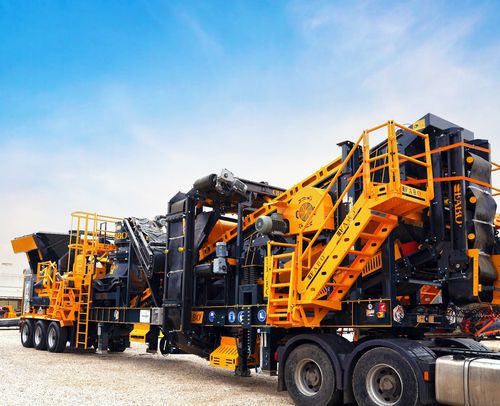 Groupe de concassage et de criblage mobile - MCK-65  - Fabo Crushing Screening & Concrete Plants - à mâchoire / haute capacité / pour pierres