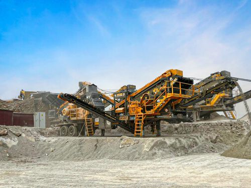 Groupe de concassage et de criblage mobile - MTK 100 - Fabo Crushing Screening & Concrete Plants - à percussion / pour production de sable / haute capacité