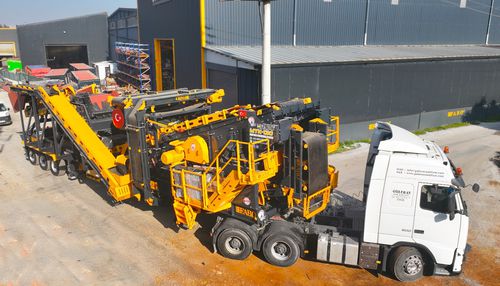 Groupe de concassage et de criblage mobile - MTK 130 - Fabo Crushing Screening & Concrete Plants - à percussion / pour production de sable / haute capacité