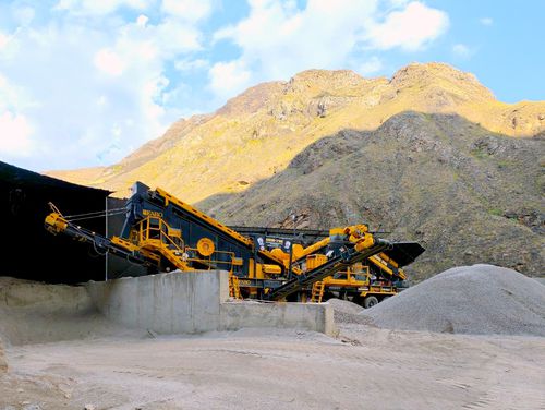 Groupe de concassage et de criblage vertical à percussion - MVSI 700 - Fabo Crushing Screening & Concrete Plants - mobile / pour production de sable / haute capacité