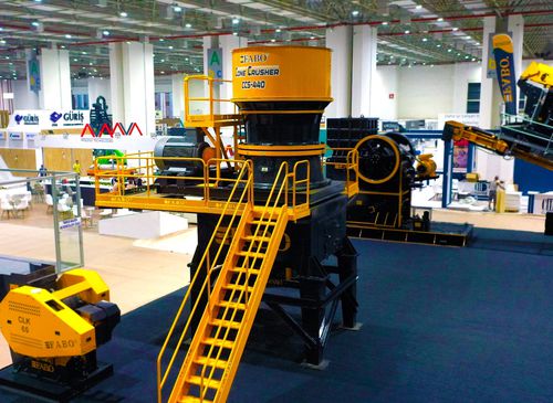 Concasseur à cône - CCS-440 - Fabo Crushing Screening & Concrete Plants - stationnaire / haute capacité / pour pierres