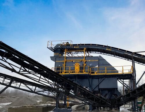 Crible vibrant - HTE 22-60 - Fabo Crushing Screening & Concrete Plants - pour produits en vrac
