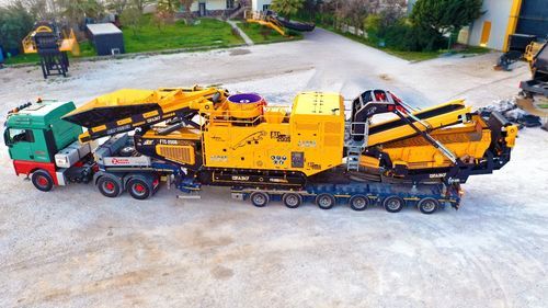 Groupe de concassage et de criblage à cône - FTC-200S - Fabo Crushing Screening & Concrete Plants - mobile / sur chenilles / pour pierres