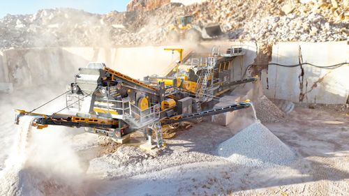 Groupe de concassage et de criblage à percussion - PRO-150 - Fabo Crushing Screening & Concrete Plants - mobile / haute capacité / pour pierre calcaire