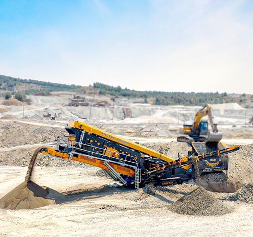 Groupe de concassage et de criblage mobile - FTS 15-60 - Fabo Crushing Screening & Concrete Plants - compact / sur chenilles