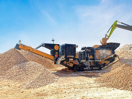 Groupe de concassage et de criblage à percussion - FTI-130 - Fabo Crushing Screening & Concrete Plants - mobile / sur chenilles