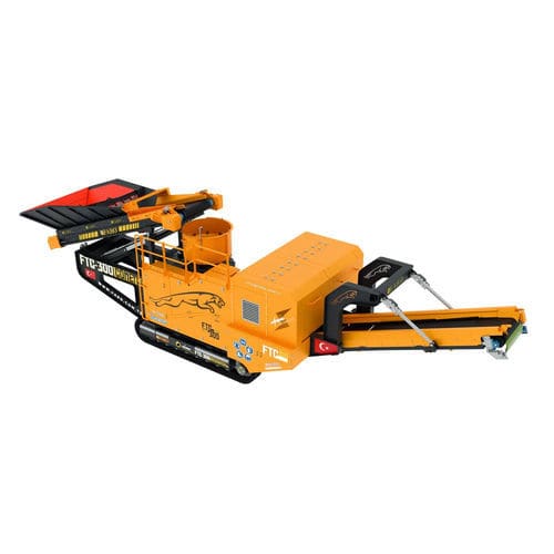 Concasseur à cône - FTC-300 - Fabo Crushing Screening & Concrete Plants - mobile / à moteur diesel / compact