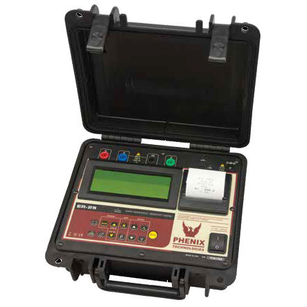 Testeur de résistivité du sol - ER25  - PHENIX TECHNOLOGIES INC - de résistance de terre / portable / numérique