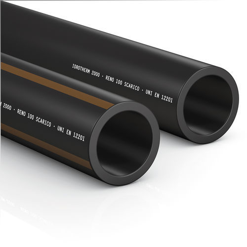 Tuyau rigide pour l'eau - RENO 100 WASTE - Idrotherm 2000 - pour eaux usées / en polyéthylène PE / haute pression