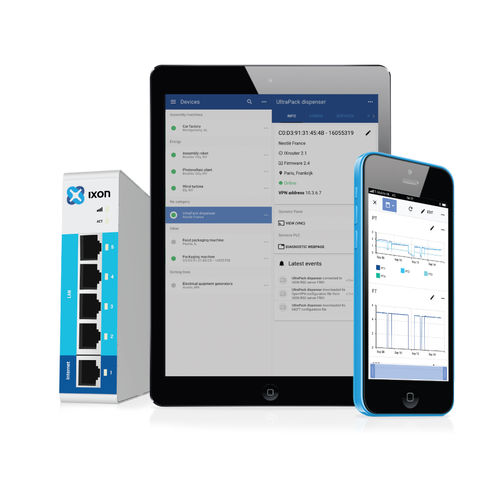 Logiciel de supervision - IXplatform - IXON bv - de reporting / d'exportation de données / enregistreur de données