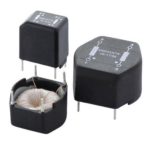 Self de choc de mode différentiel - TCM Series  - EXXELIA - through hole type / pour suppression de bruit / de filtrage EMI